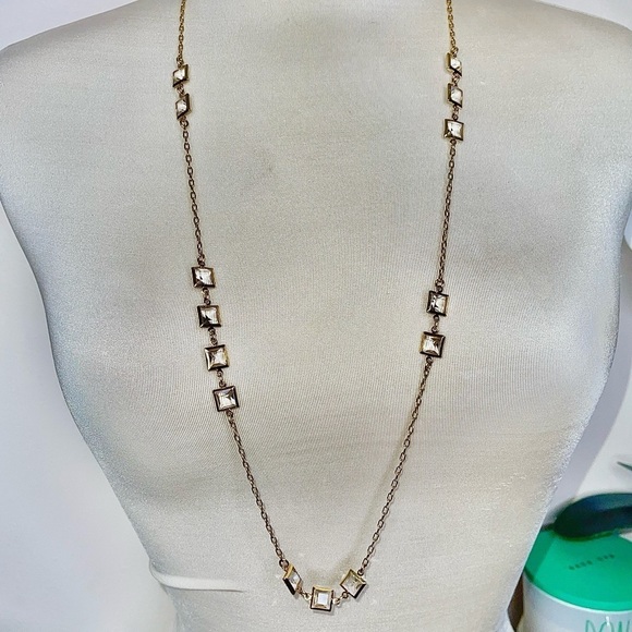 Vintage J.Crew Runway Couture Crystal Necklace - Picture 6 of 11